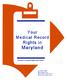 Your Medical Record Rights in i Maryland