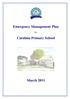 Emergency Management Plan. for. Cardinia Primary School