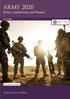 ARMY Roles, Capabilities and People OCCASIONAL PAPER. Mark Phillips. Royal United Services Institute