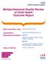 Multiprofessional Quality Review of Child Health Outcome Report