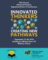 Fifth Annual Advanced Practice Registered Nurse CE Conference INNOVATED THINKERS CREATING NEW PATHWAYS