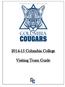 Columbia College. Visiting Team Guide