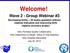 Welcome! Wave 2 - Group Webinar #3. Decreasing births < 39 weeks gestation without medical indication and improving birth registry accuracy project
