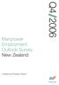Q Manpower. Employment Outlook Survey New Zealand. A Manpower Research Report