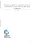 Baseline Study for the Impact Evaluation of a Performance Based Financing (PBF) pilot in Tajikistan