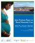 Joint Position Paper on Rural Maternity Care