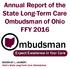 mbudsman Annual Report of the State Long-Term Care Ombudsman of Ohio FFY 2016 Expect Excellence in Your Care