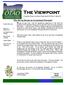 The Viewpoint. Why did you Become an Occupational Therapist? Inside this issue: