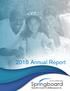 2015 Annual Report.   Springboard Nonprofit Consumer Credit Management, Inc.