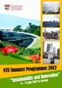 NTU Summer Programme 2012 Sustainability and Innovation 8 21 July 2012 (2 weeks)