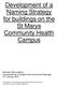 Development of a Naming Strategy for buildings on the St Marys Community Health Campus