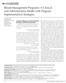 Blood-Management Programs: A Clinical and Administrative Model with Program Implementation Strategies