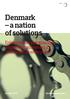 Denmark a nation of solutions. Enhanced cooperation and improved frameworks for innovation in enterprises