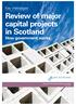 Review of major capital projects in Scotland