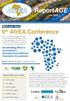 ReportAGE July th AfrEA Conference. Mark your diary. Accelerating Africa s Development: Strengthening National Evaluation Ecosystems.