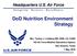DoD Nutrition Environment Strategy