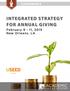 INTEGRATED STRATEGY FOR ANNUAL GIVING