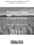 Primary Care. in Rural America