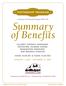 Summary of Benefits. Community Care Family Care Partnership Program. (HMO SNP)(Community Care)