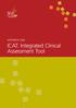 APPENDIX ONE. ICAT: Integrated Clinical Assessment Tool