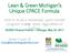 Lean & Green Michigan s Unique CPACE Formula