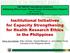 Institutional Initiatives for Capacity Strengthening for Health Research Ethics in the Philippines