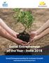 Social Entrepreneur of the Year - India 2018