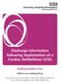 Discharge information following Implantation of a Cardiac Defibrillator (ICD) UHB is a no smoking Trust
