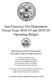 San Francisco Fire Department Fiscal Years and Operating Budget