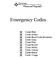 Emergency Codes. ~( Code Triage