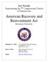 American Recovery and Reinvestment Act