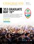 353 graduate. May 19 th CHACHALANI CAMPUS HAPPENINGS PRESIDENT S MESSAGE UPCOMING EVENTS M A Y