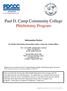 Paul D. Camp Community College Phlebotomy Program