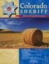 In This Issue: Published by the County Sheriffs of Colorado. Fall/Winter, 2012 Volume XXXIII, No. 2