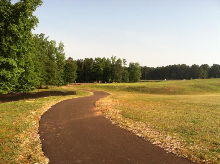 Construction of walking trails at Va Du Mar McMillan Park and Linville Hills Park are complete and open for