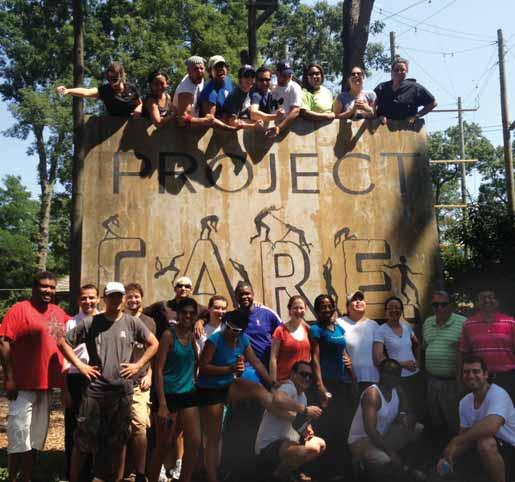 PROJECT CARE Ropes Course Offers Novel Approach to Personal Insight Since the beginning of the Challenge Activities Ropes Experience (CARE) at the Long Island Home South Oaks parent organization in
