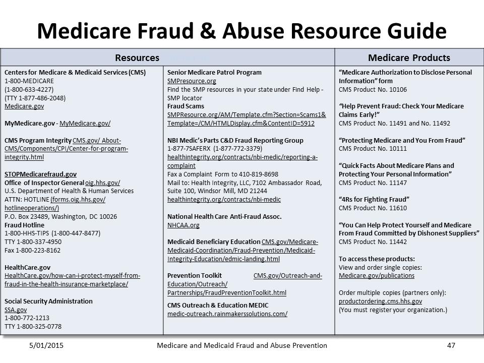 Medicare Fraud &