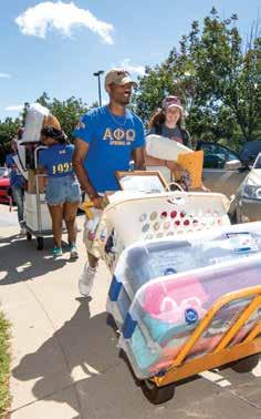 Wednesday, August 16 9 a.m. 5 p.m. Premium Plan (Only) Move-In Day Students with Premium Plan contracts move in today. 10 a.m. 4 p.m. Welcome and Information Tent Location: McKinley Avenue at Art and Journalism Building 7:30 p.