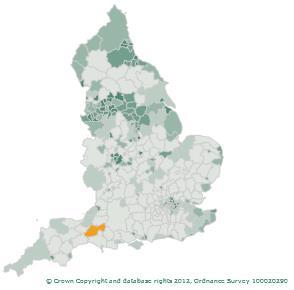 About South Somerset 135,000 population, older age profile