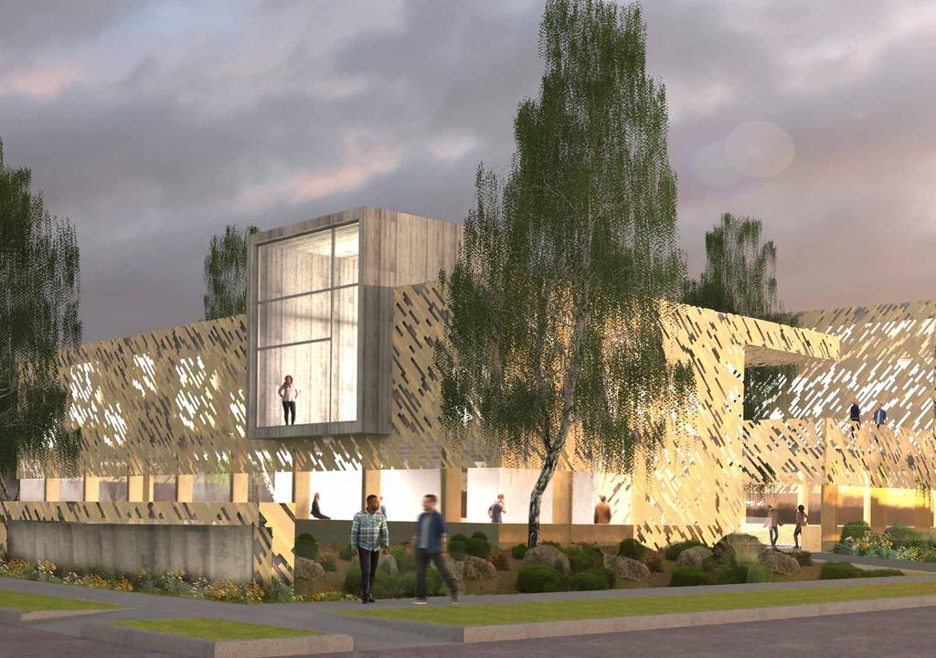A BUILDING FOR THINKING BIGGER. The innovation center will be a dedicated space for expressing originality.