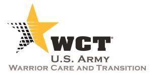 Release Date: June 2017 Release Number: v 2.8.12 Release Summary The 2.8.12 release of the Army Warrior Care & Transition System (AWCTS) consists of bug fixes and enhancements.