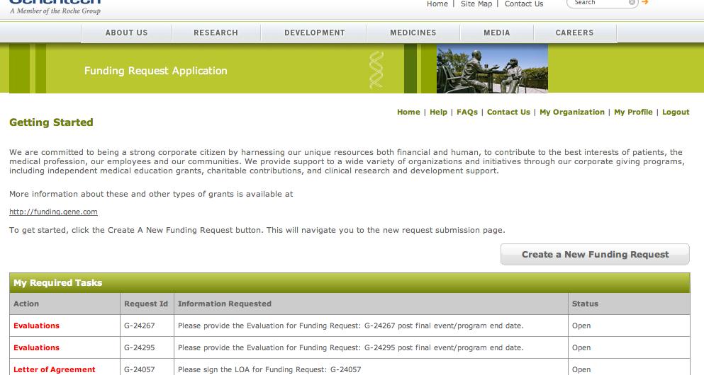 XII Evaluations Once the funding request has been approved, the grant requestor will be asked to provide an evaluation. The Evaluation page allows you to submit an attachment as necessary.