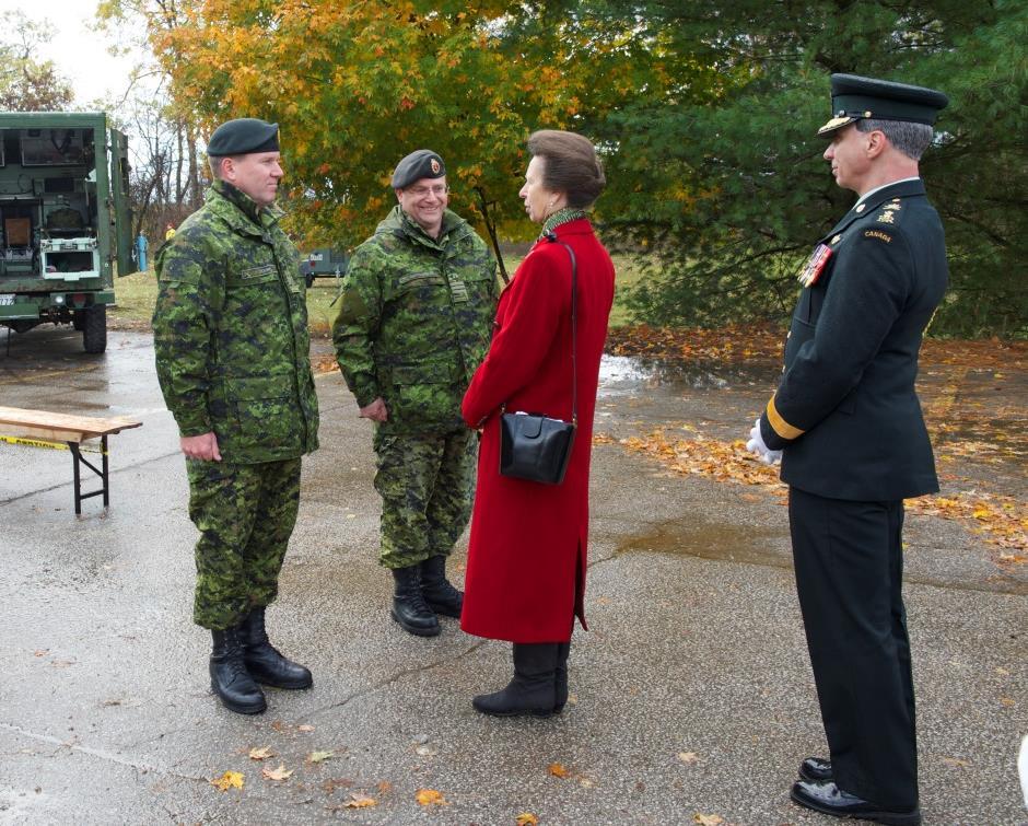 1 Canadian Field Hospital Surgeon General with (L-R): Pte Jared Pope; Pte Andrew