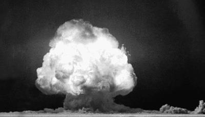 Manhattan Project Team of scientists, led by JR Oppenheimer, who developed the atomic bomb Our first test went