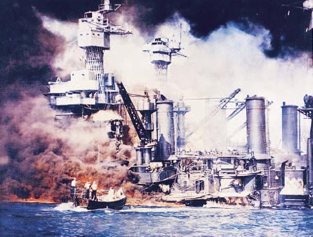 Page 2 of 5 Almost at the same time of the Pearl Harbor attack, the Japanese launched bombing raids on the British colony of Hong Kong and American-controlled Guam and Wake Island.