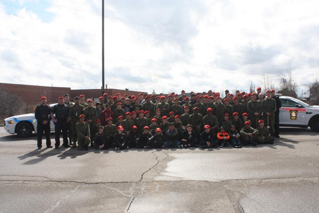 This experience was truly a new one for the Cadets of 2824, as it offered them a chance to learn and connect with their affiliated regiment.