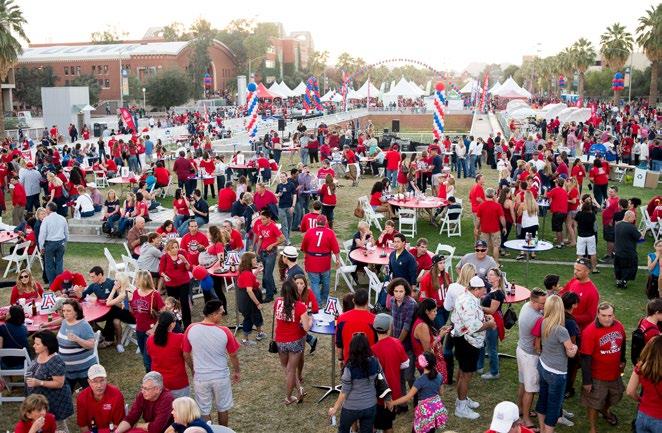 It is hosted and planned by the University of Arizona Alumni Association, the Student Alumni Ambassadors, and the Bobcats Student Honorary.
