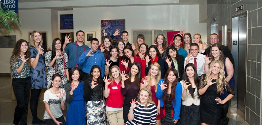 THE A BOOK: A UA TRADITION STUDENT ALUMNI AMBASSADORS Network with alumni Celebrate UA traditions Be a campus leader Get free stuff Preserving our treasured heritage and