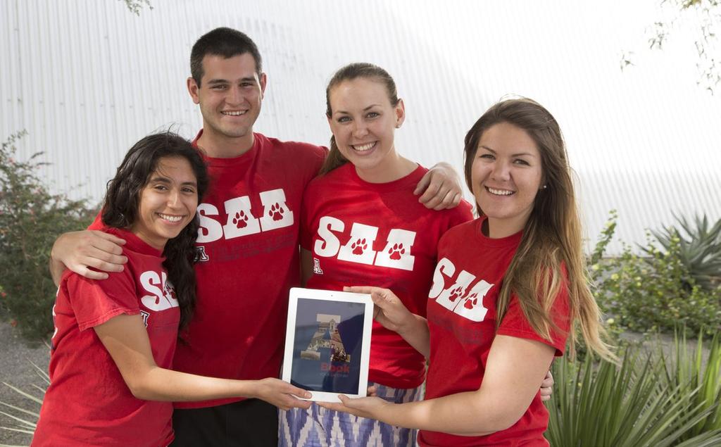 SAA is a student club that connects students to Wildcat alumni and celebrates UA traditions. SAA is open to all current UA students.