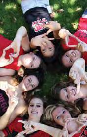 that commitment. Delta Gamma offers its members the experience of sharing the strong bonds of sisterhood for a lifetime.